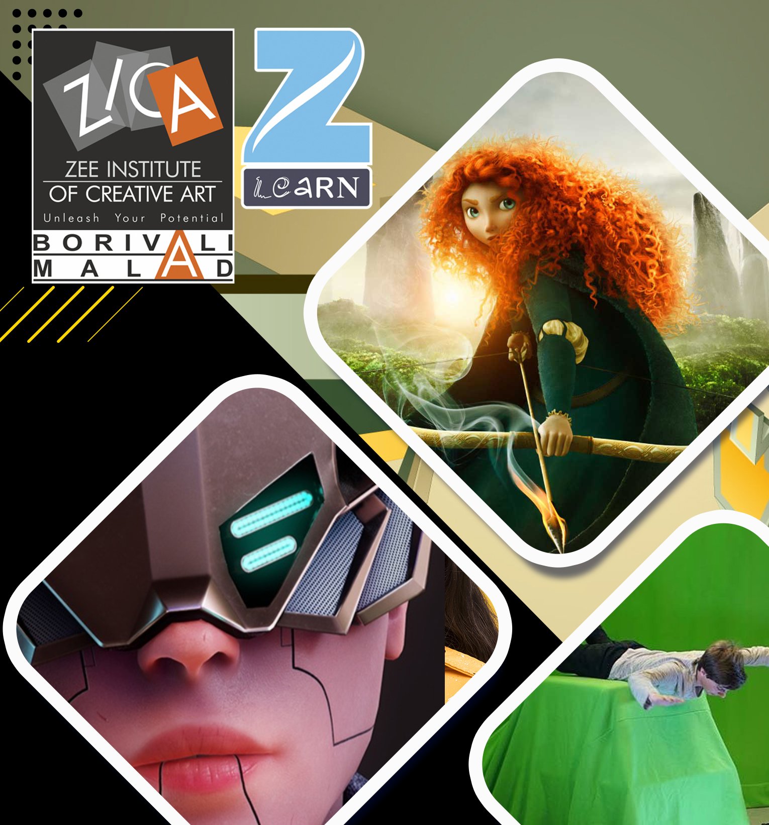 Top Animation Institute in Borivali, Mumbai – ZICA Borivali