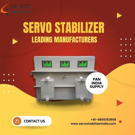 Servo voltage stabilizers