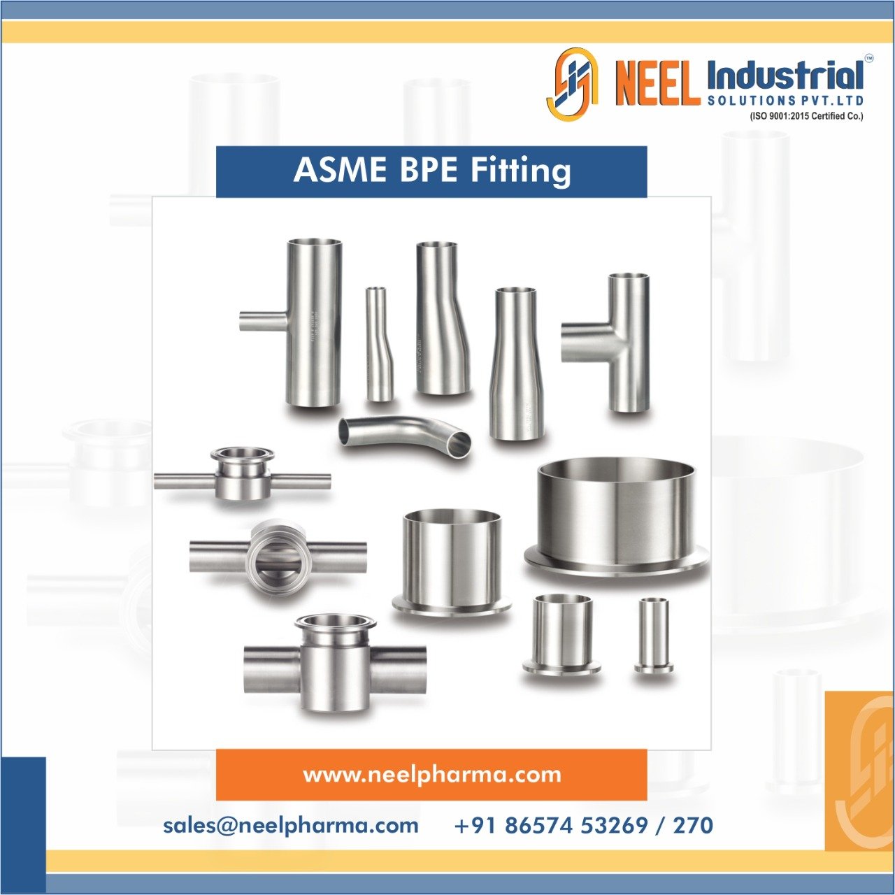 Neel Industrial Solutions – ASME BPE fittings and Tubes