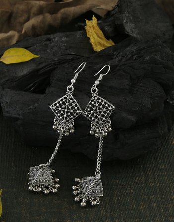 Buy Stylish Oxidised Earrings Online at Best Price by Anuradha Art Jewellery