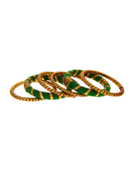 Explore collection of silk thread bangles design online at lowest cost by Anuradha Art jewellery.