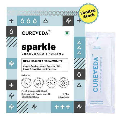 Cureveda sparkle oil pulling