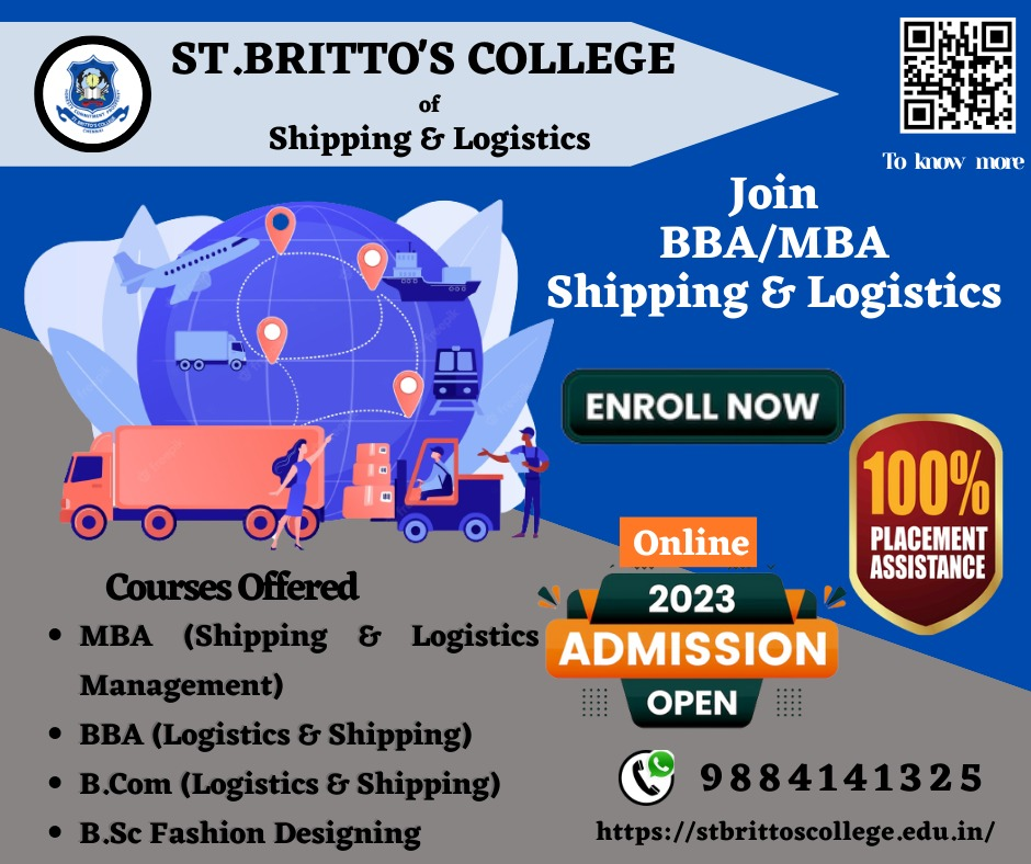 BEST SHIPPING AND LOGISTICS COURSE IN CHENNAI-StBrittos College