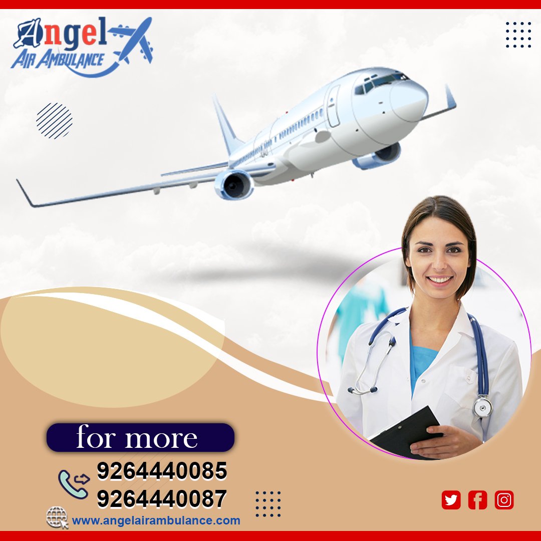 Air and Train Ambulance in Delhi from Angel with Dedicated Healthcare Assistance