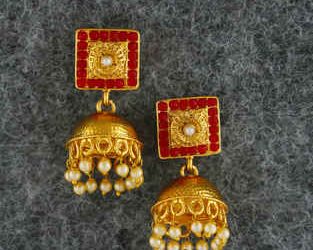 Checkout the collection of jhumki design online and reasonable cost by Anuradha Art jewellery.