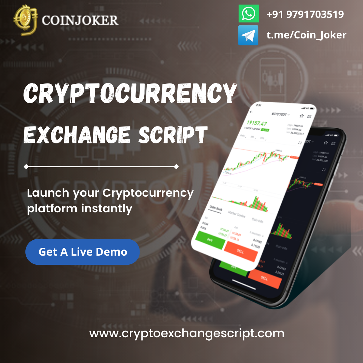 Develop a cryptocurrency exchange from Coinjoker to enter the crypto world