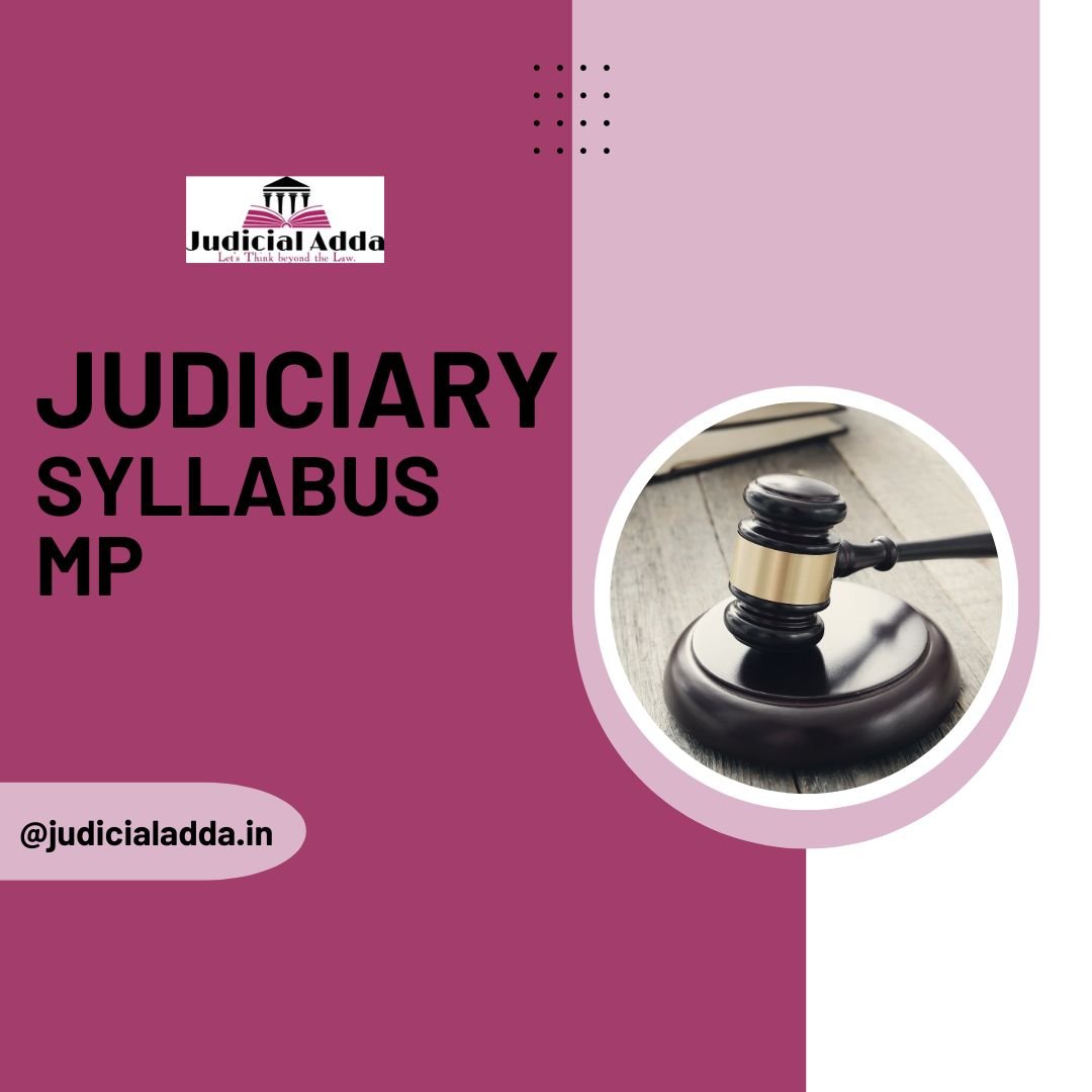 Judiciary syllabus MP