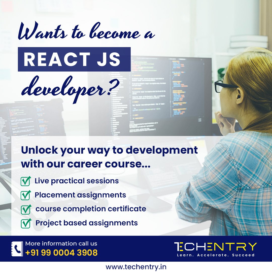 Best ReactJS Training Institute in Bangalore | TechEntry