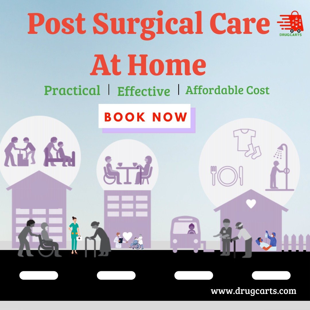 Hire Nurse for Post Operative Care at Home Online | Drugcarts