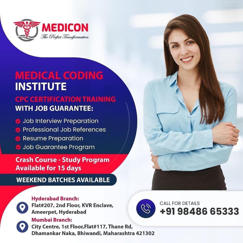 BEST MEDICAL CODING INSTITUTE IN HYDERABAD