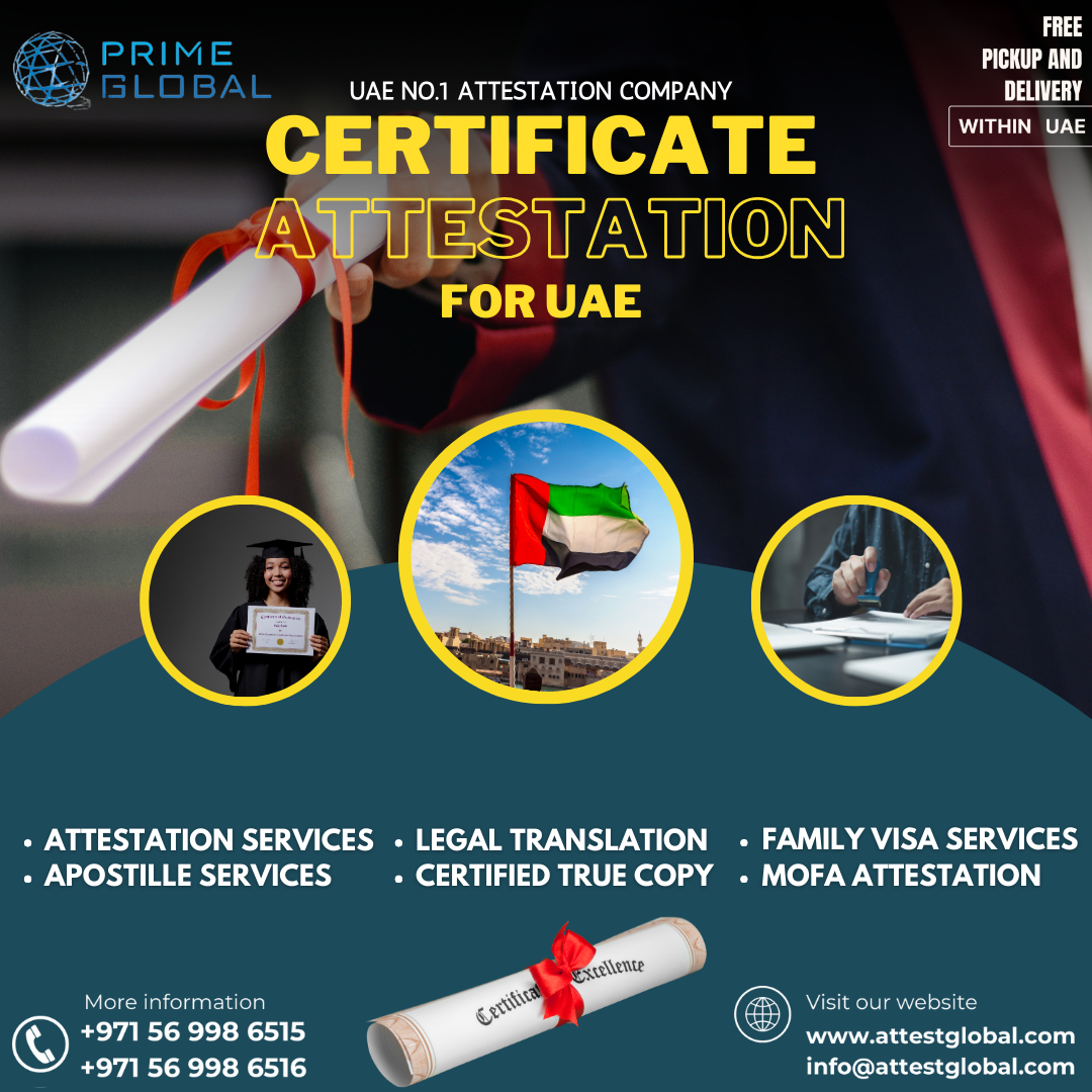 Best and UAE most affordable Certificate attestation services in the UAE