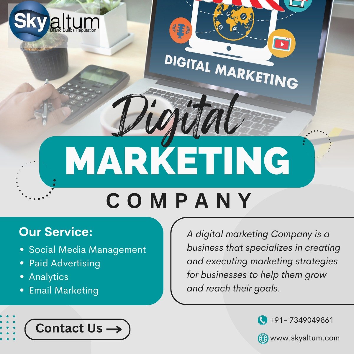 Digital Markeitng Company in Jayanagar | Skyaltum