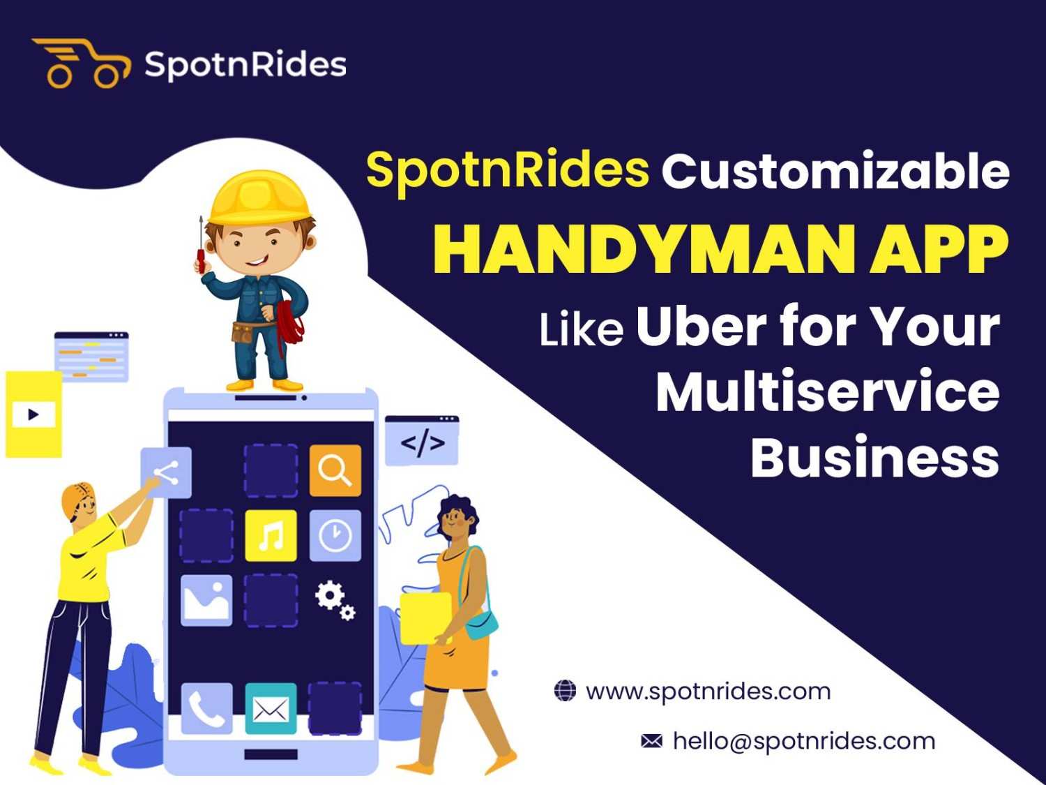 Optimize Your Handyman Business with SpotnRides' On-Demand App