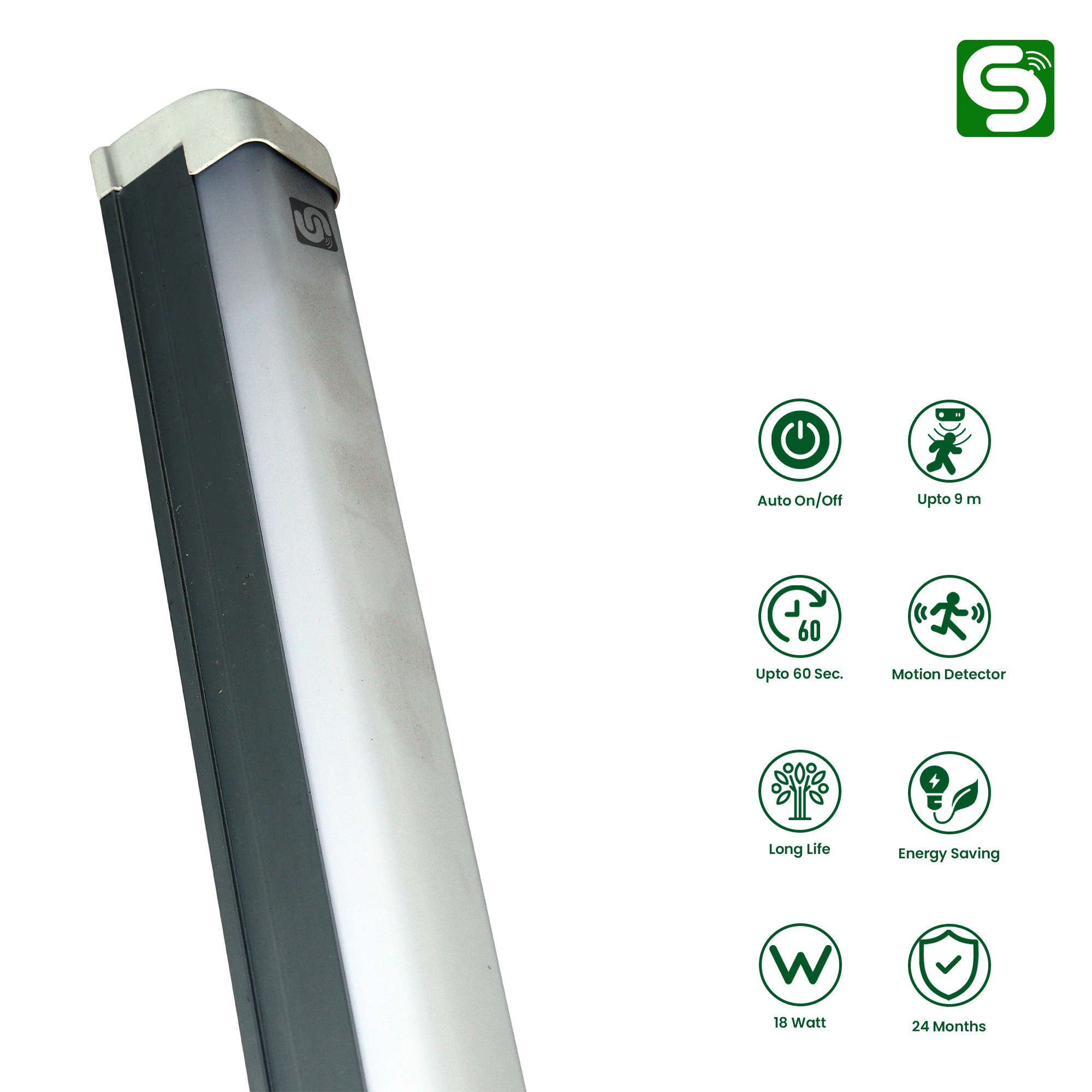 Motion Sensor LED Tube Lights by ESYSENSE