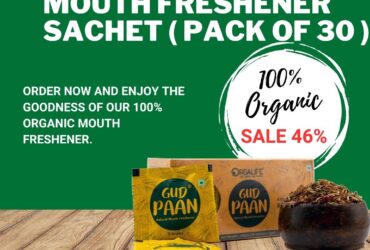 Private: GUD PAAN NATURAL MOUTH FRESHENER SACHET ( Pack Of 30 )