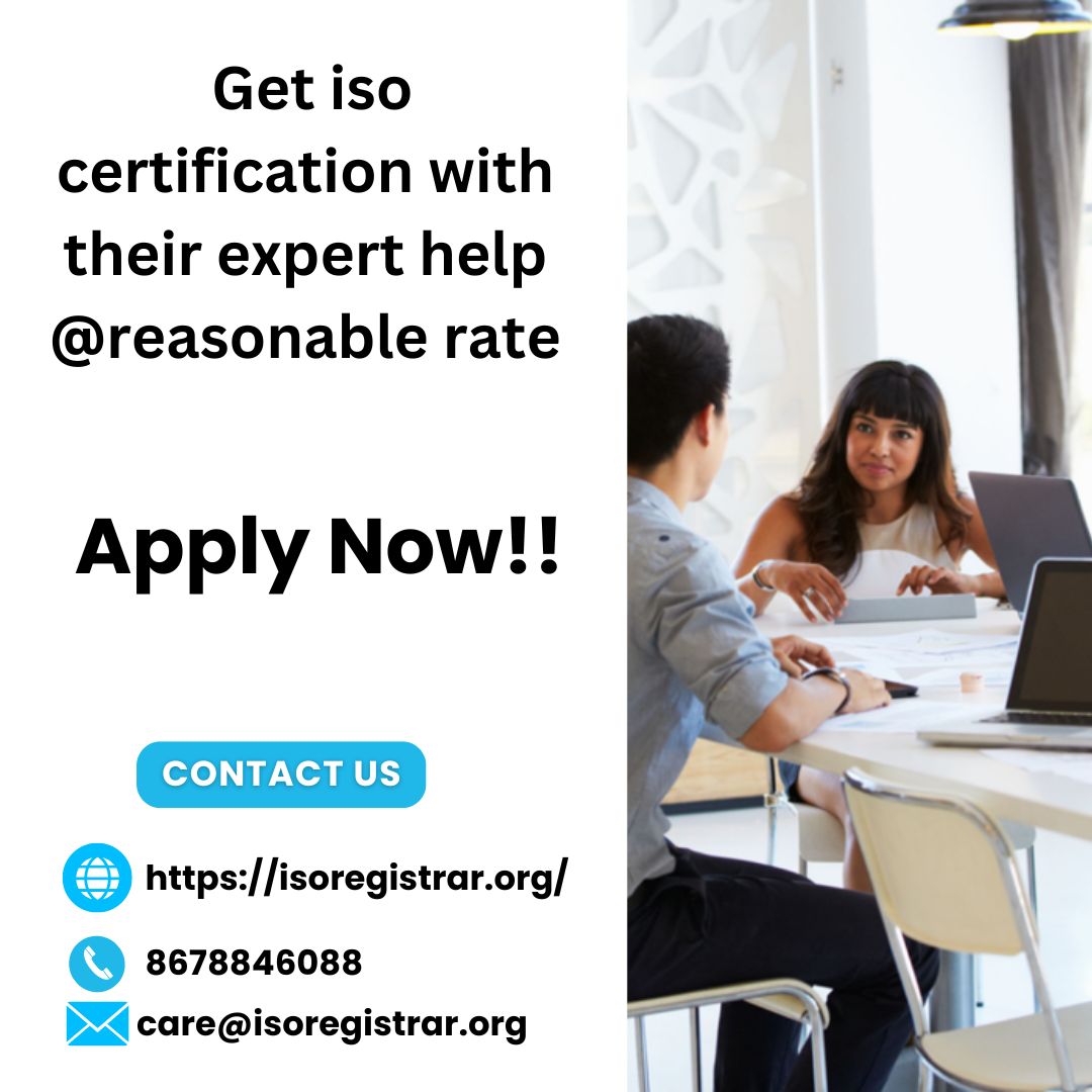 Get iso certification with their expert help @reasonable rate