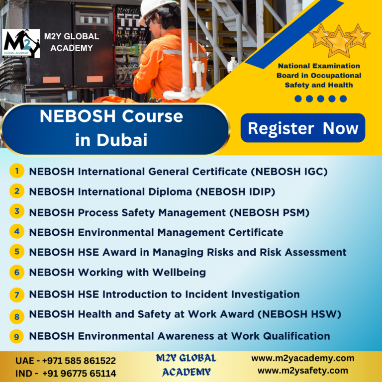 NEBOSH courses in Dubai