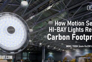 How Motion Sensor High Bay Light Reduce Carbon Footprint?