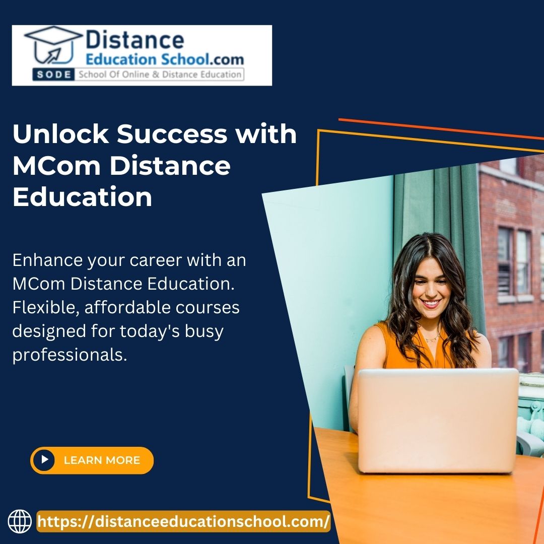 MCom Distance Education